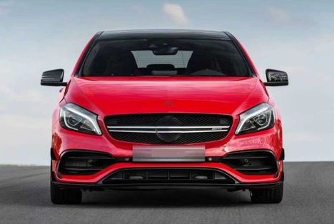 MERCEDES W176 A SERISI IÇIN UYUMLU A45 AMG GORUNUM FULL BODY KIT (2013-2018)
